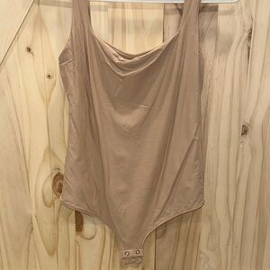 Wild Fable Beige Bodysuit